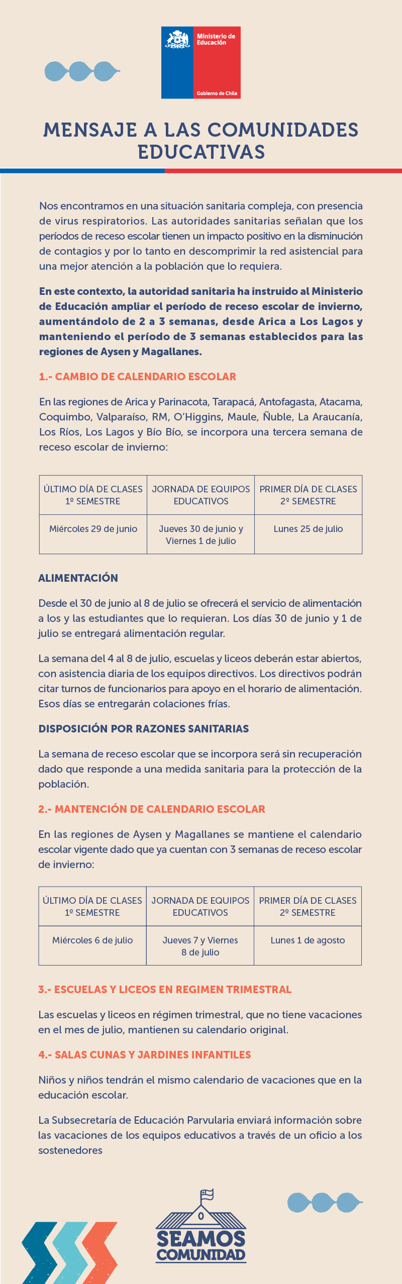 banner vacaciones de invierno 2022